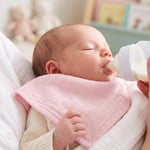 DEUX LAPINS% 100 Pamuk Müslin Bebek omuz Bezi 5’li Inncent Pink - Pembe CLOTHMP4012