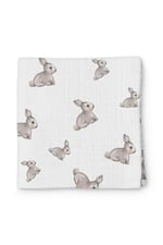 DEUX LAPINS% 100 Pamuk Müslin Bebek Örtüsü - Iconique Lapin 70x70 Cm THROW751