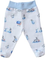 DEUX LAPINS% 100 Pamuk Müslin Patikli Alt 3’lü Set – Bébé Lapin YNDGNALT-1019