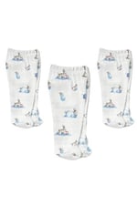 DEUX LAPINS% 100 Pamuk Müslin Patikli Alt 3’lü Set – Bébé Lapin YNDGNALT-1019