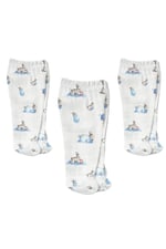 DEUX LAPINS% 100 Pamuk Müslin Patikli Alt 3’lü Set – Bébé Lapin YNDGNALT-1019