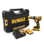 Dewalt DCD796D2/QW Çift Akülü Kömürsüz Profesyonel Darbeli Matkap,18Volt/2.0Ah Li/Ion