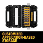 DEWALT DW22838 Darbe Anahtarı Seti, 3/8 İnç, 10 Parça, SAE