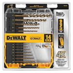 Dewalt dwa1240 Pilot Point Industrie-Cobalt-Bohrer Bit Set (14 Stück)