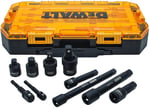 DEWALT Impact Driver Socket Adapter Set, 10-Piece 3/8