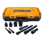 DEWALT Impact Driver Socket Adapter Set, 10-Piece 3/8