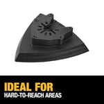 DEWALT Salınımlı alet için zımpara pedi (DWA4200), siyah
