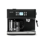 Dexart DX-1341 Home Barista 3-in-1 Filtre Kahve ve Espresso Makinesi, Siyah