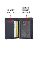 Dias avm Hakiki Deri Cüzdan&kartlık Kimlik Ehliyet Kağıt Para Ve On Adet Bölmeli Kartvizit-1