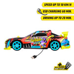 Dickie, 201104007, 2, 4 Ghz, Drift İşlevi, 4Wd, Şasi Lambalı, 2 Koni, Usb Şarjlı ile 60 Dakika Dolum ve Sürüş 20 Dakika, 10 Km/Saat'e Varan Hız, 1:24, 22 cm