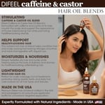 Difeel Caffeine & Castor Yavaş Uzayan Saçlara Özel Saç Bakım Yağı 75ML