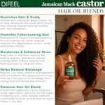 Difeel Jamaican Black Castor Yavaş Uzayan Saçlara Özel Saç Bakım Yağı 75ML