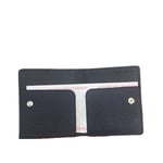 Diga Çıtçıtlı Kartlık Gerçek Deri 8 Kartlık Bölmeli Kartvizit Para Bölmeli Kadın Erkek Cüzdan 10x8.5x1.5 cm Lacivert