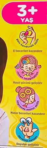 Diğer Dede - Art Craft Eğlenceli Kalıplar 19 Parça (Fentoys 3299)