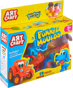 Diğer Dede - Art Craft Eğlenceli Kalıplar 19 Parça (Fentoys 3299)