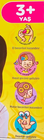Diğer Dede - Art Craft Eğlenceli Kalıplar 19 Parça (Fentoys 3299)