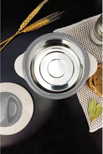 Digithome Paslanmaz Çelik Hazneli Yemek Termosu 500 Ml Beyaz - CKR3148