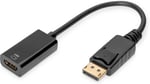 Digitus Assmann Ak-340406-001-W Displayport Adaptör Kablosu, Mini Dp - Dvi M/F, 0.15M, Dp 1.1A Uyumlu, Ce, Byz - Seçenekler: Full HD - mDP'den DVI'ya, Ultra HD - DP'den HDMI'ya...