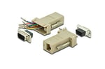 DIGITUS D-Sub 9 - RJ45 adaptör - kendi kendine montaj için kavrama - fişten sokete - RS-232 - RS-485 - PVC gövde. - Seçenekler: D-Sub 9 - RJ45 (Fiş / Soket)...