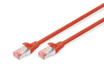 Digitus DK-1644-0025-R Cat.6 Patch Kablo, S-Ftp, Halogenfree, Awg 27/7, 0.25 Metre, Kırmızı Renk
