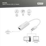 Digitus DN-3023 Usb 3.0 - Gigabit Ethernet Adaptör Usb-A Konnektör, 10/100/1000 Mbps, Usb 3.0, Xp, Vista,7,8, Mac Os X, Linux - Seçenekler: USB 3.0 - Gigabit Ethernet 1 GBit/s...
