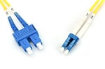 Digitus LWL Patchkabel LC/SC 09/125ÂΜM Singelmode çift yönlü Halojensiz, ölçüm Sarı 2 m - Seçenekler: OS2 - LC/SC, OS2 - SC/SC, LC/LC, 2m, 3m, 1m