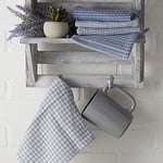 DII Everyday Kitchen Collection Karışık Bulaşık Bezi Seti, 12x12, Taş Yıkama Mavisi, 5 Adet