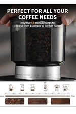 Dijital Espresso Ve Kahve Öğütücü – Ayarlanabilir Dozaj Ve Öğütme Seçenekleri