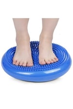 Dikenli Havalı Denge Minderi, Tırtıklı Denge Pedi 35 cm(POMPA DAHİL)