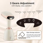 Dikey Buharlı Ütü, 1500W Güçlü Motorlu Hızlı Isınmalı 280 ml Geniş Su Hazneli 95 cm Kablolu Kırışıklık Giderici Tüm Kumaşlara Uygun Taşınabilir Ergonomik Ev Seyahat Kullanımı İçin Pratik Buharlı Ütü