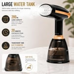 Dikey Buharlı Ütü, 1500W Güçlü Motorlu Hızlı Isınmalı 280 ml Geniş Su Hazneli 95 cm Kablolu Kırışıklık Giderici Tüm Kumaşlara Uygun Taşınabilir Ev Seyahat Tatil Kullanımı İçin Pratik Buharlı Ütü