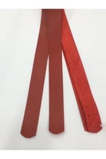Dikmeli Spor Sap/Çanta Sapı/Deri Dikmeli Sap 70 Cm, kırmızı