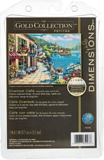 DIMENSIONS Wilton Needlecrafts Counted Cross Stitch, Overlook Cafe - Seçenekler: Overlook Cafe, Mehtaplı Kabin, Sabah göl, Sahilde kız
