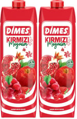 Dimes Kırmızı Karışık İçecek, 1000ml 2li paket