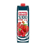 Dimes%100 Kırmızı Karışık Meyve Suyu, 1000ml