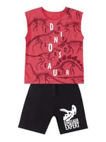 Dinosaur Expert Erkek Çocuk T-shirt Şort Takım