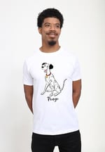 Disney 101 Dalmatians - Pongo Bisiklet Yaka T-Shirt Tişört Unisex Yetişkin
