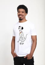 Disney 101 Dalmatians - Pongo Bisiklet Yaka T-Shirt Tişört Unisex Yetişkin