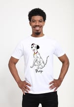 Disney 101 Dalmatians - Pongo Bisiklet Yaka T-Shirt Tişört Unisex Yetişkin