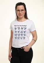Disney Lilo & Stitch - STITCH MOODS Bisiklet Yaka T-Shirt Tişört Kadın