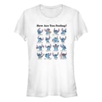 Disney Lilo & Stitch - STITCH MOODS Bisiklet Yaka T-Shirt Tişört Kadın