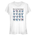 Disney Lilo & Stitch - STITCH MOODS Bisiklet Yaka T-Shirt Tişört Kadın