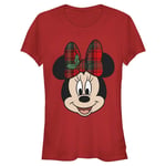 Disney Mickey Classic - Minnie Yılbaşı Temalı Bisiklet Yaka Tişört Kadın