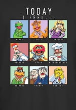 Disney Muppets - Muppet Mood Bisiklet Yaka T-Shirt Tişört Kadın