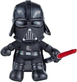 Disney Star Wars GXB31 - Darth Vader Peluş Oyuncak (yaklaşık 19 cm) Işıklı Işın Kılıcı ile, Yumuşak, Film Hayranları ve 3 yaş ve üstü çocuklar için toplanabilir