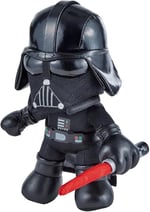 Disney Star Wars GXB31 - Darth Vader Peluş Oyuncak (yaklaşık 19 cm) Işıklı Işın Kılıcı ile, Yumuşak, Film Hayranları ve 3 yaş ve üstü çocuklar için toplanabilir
