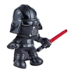 Disney Star Wars GXB31 - Darth Vader Peluş Oyuncak (yaklaşık 19 cm) Işıklı Işın Kılıcı ile, Yumuşak, Film Hayranları ve 3 yaş ve üstü çocuklar için toplanabilir