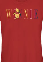 Disney Winnie the Pooh - Pooh Fashion Bisiklet Yaka T-Shirt Tişört Kadın