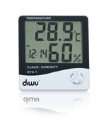 Diwu HTC-1 Saatli Nem Ölçer ve Termometre