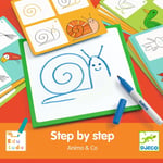Djeco Step by Step Animo and Co - Adım Adım Çizim Hayvan